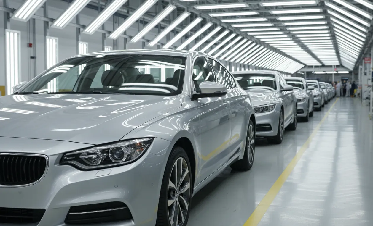 Automotive assembly line production facility